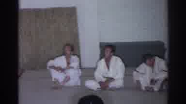 San Gabriel California (1966): Group Of Young Men In Karate Thees Sitting On A Mat
