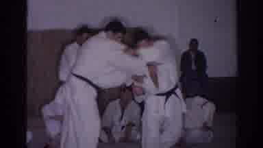 San Gabriel California (1966): Judo Combat Demonstration In Front Of Onlooking