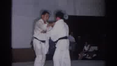 San Gabriel California (1966): Two Men Participating In Karate Tournament