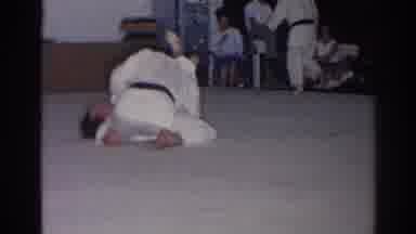 San Gabriel California (1966): Two Men On The Ground Clinging To Jim-Jitsu And