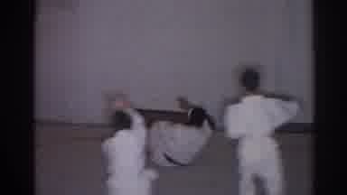 San Gabriel California (1966): A Class Of Martial Arts Students Practicing Rolls
