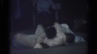 San Gabriel California (1966): Two Men In White Uniforms With Dark Belts Fighting