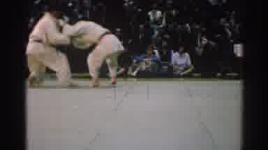 San Gabriel California (1966): Judo Athletes Greet Each Other As They Are Stopped