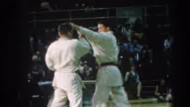San Gabriel California (1966): Two Men Fight Men Fighting Jim Jujitsu For A Huge