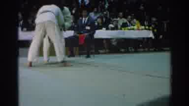 San Gabriel California (1966): Two Professional Martial Art Fighters Begin A Fight