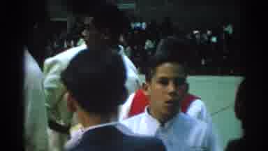 San Gabriel California (1966): Group Of Well Dressed Men And Boys Congregating At