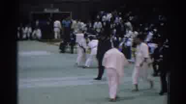 San Gabriel California (1966): Several Athletes Competing In Judo At The Same Time