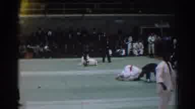 San Gabriel California (1966): Judo Teams Competing On The Field While The Winners