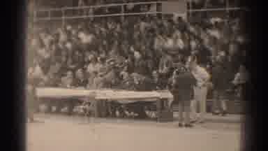 San Gabriel California (1966): Man Looks On As Special Occasion Commences