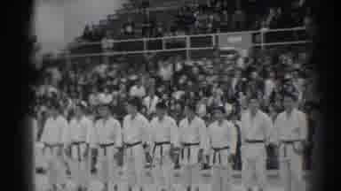 San Gabriel California (1966): Professional MMA Fighters Lined Up To Begin The
