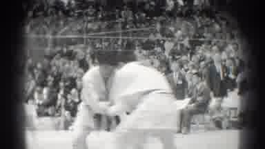 San Gabriel California (1966): The Crowd Looks On As Two Men Challenge Each Other