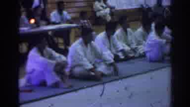 Temple City California (1966): Judo Athletes Sitting Beside The Mat And Soon After