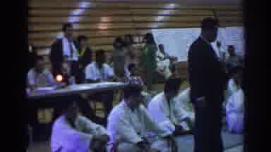 Temple City California (1966): Crowd Gathers In Gymnasium To Watch An Indoor