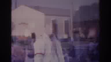 Temple City California (1966): Judo Fighting Combat Montage Along An Outdoor