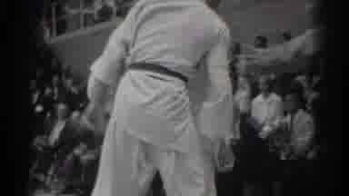 West Covina California (1966): Two Men On A Wrestling Mat While Circling Each