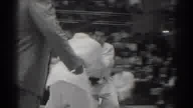 West Covina California (1966): A Great Karate Fight Between Two Competitors The