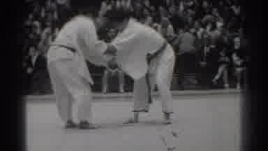 West Covina California (1966): Two Martial Art Guys Fighting Each Other In A