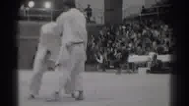 West Covina California (1966): Men Compete In Indoor Martial Arts Competition With