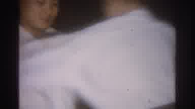 West Covina California (1966): A Man Dressed In A Judo GI With Black Belt Throws