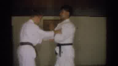 West Covina California (1966): Two Men Prepare For A Karate Sparring Dojo