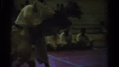 West Covina California (1966): Two Professional Men In Martial Arts Fight