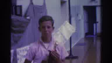 West Covina California (1966): Boy Wins Karate Tournament In School Gymnasium With