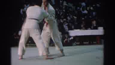 West Covina California (1966): Two Wrestlers In The Middle Of A Match