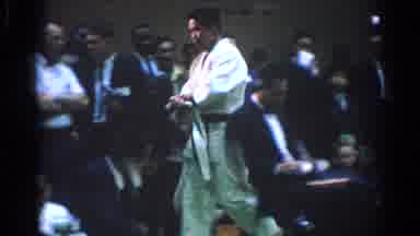 West Covina California (1966): Judo Or Karate Fighter Getting Ready To Fight Being