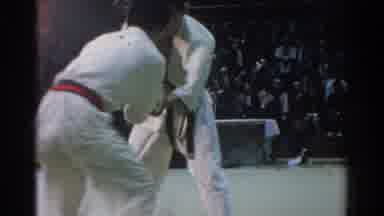 West Covina California (1966): Judo Match Where Two Men In GI Compete In Front Of