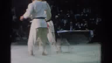 West Covina California (1966): Two Man Competing On The Mat At A Martial Art