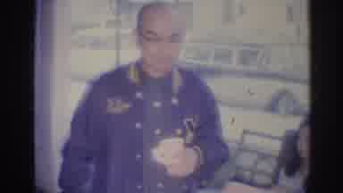 Los Angeles California (1967): Man Approaching Camera- Cuts To A Black belt