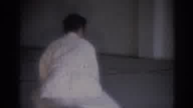 Los Angeles California (1967): Woman In Yellow Enjoys Watching A Man Do Karate