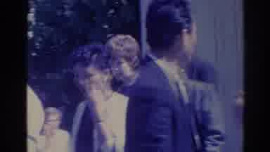 Los Angeles California (1967): Cars Chinese Standing Around Walking Gathering