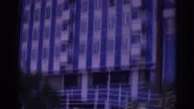 Los Angeles California (1967): A Hotel View Through A Travelers Vehicle Window And