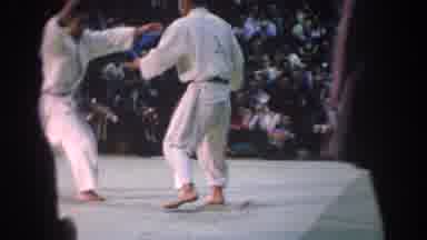 Los Angeles California (1967): Strong Defense Between Two MMA Fighters