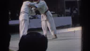 Los Angeles California (1967): Two Black Belts Out Grapple The Other