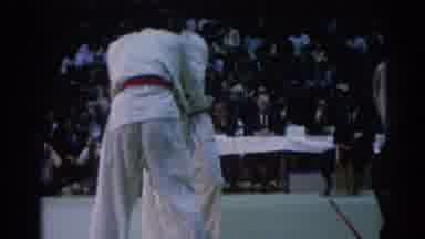 Los Angeles California (1967): Two Men Fighting In Jiu Jitsu Style Competition