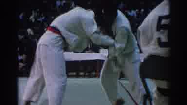 Los Angeles California (1967): Vintage Clip Of Martial Arts Men In The Ring