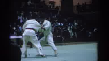 Los Angeles California (1967): Judo Athletes Dispute Championship With Much Sweat