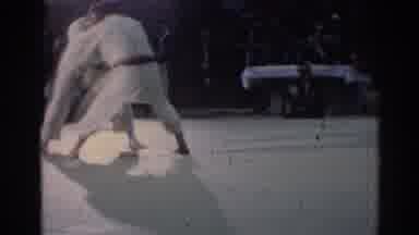 Los Angeles California (1967): Two Martial Arts Players Competing