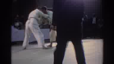 Los Angeles California (1967): Two Martial Artists Try To Throw Each Other On A