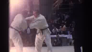 Los Angeles California (1967): The Two Men Fight With Each Other In The Karate