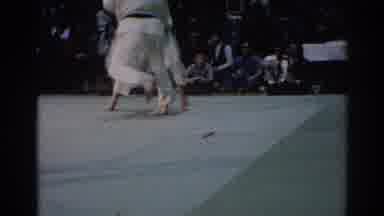 Los Angeles California (1967): Two People Are Heavily Engaged In Martial Arts In A