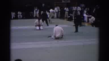 Los Angeles California (1967): View Of Two Separate Indoor Karate Matches
