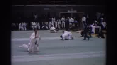 Los Angeles California (1967): Wrestling Tournament Men On Ground Winning Against
