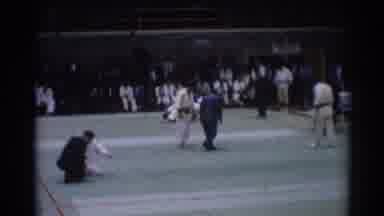 Los Angeles California (1967): Athletes Practicing In An Auditorium Before A