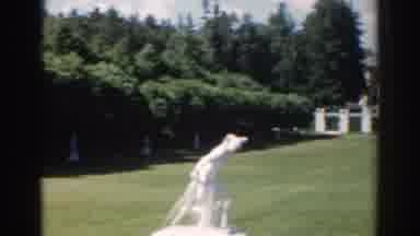 Moscow Russia (1968): Showing The Garden And The View From The Balcony Of A