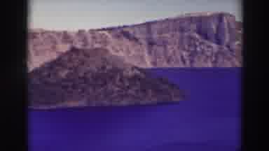Crater Lake Oregon-1937: Aerial View Of A Beautiful Archipelago From An Airplane