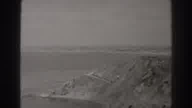 Long Beach California (1937): Coastal Cliff Overlooking A Gulf With Stretch Of