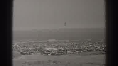 Long Beach California (1937): Aerial View Of City And Ocean On A Sunny Day
